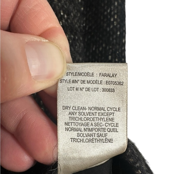 Theory Faralay Black Multi Mini Skirt Sz 8 - Picture 9 of 9